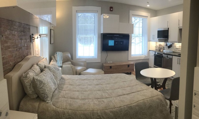 Rochester Apartment | Modern Studio Apartment in Restored Farmhouse -Apt 6