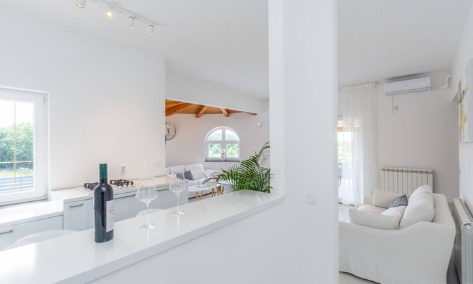 Municipality of Sveti Lovrec Villa | Modern Villa Aria with beautiful garden and private Pool near Vrsar