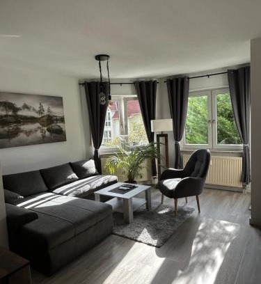 Ottersleben Apartment | Moderne 75m2 Wohnung mit Balkon und Blick ins Grüne