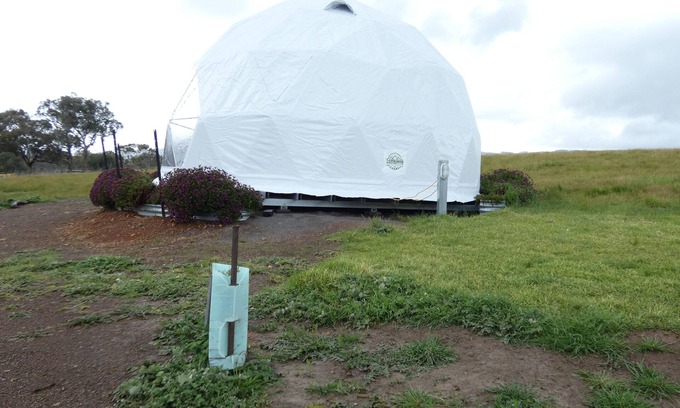 Balmattum Resort | Moon - Self Catering Dome accommodation with private deck, BBQ and lawn