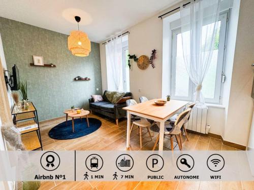 Guingamp Apartment | NEW Élégance et Confort face à la gare Parking