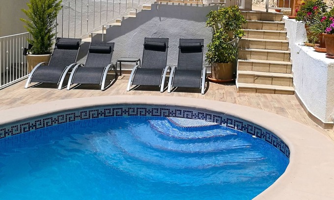 Fustera Apartment | NEW APARTMENT (a pool for two apartment) SMALL GARDEN SEA VIEW