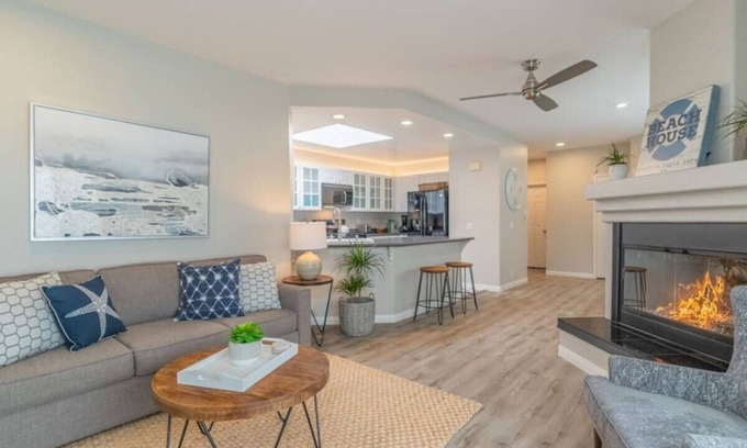 Ocean Beach Condo | NEW Charming Beach Style Condo Steps to the Sand