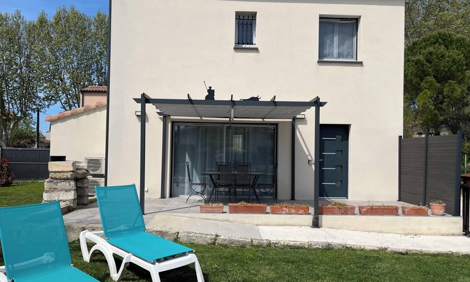 Aimargues House | New house with garden and private parking Near La Grande Motte PRM accessible