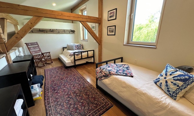 Charlotte Apartment | Newly built, large modern timber frame apartment in Charlotte, VT