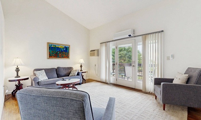 Bar Harbor House | Newly-furnished condo with loft, fast WiFi, partial AC, grills & yard access