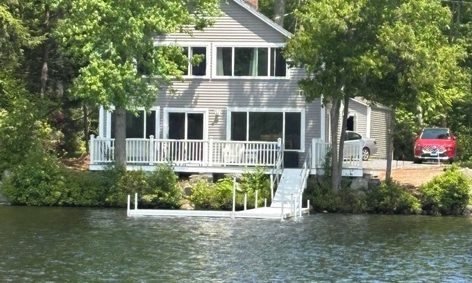 Fitzwilliam House | Newly renovated lake front home with dock and sunset views of Laurel Lake
