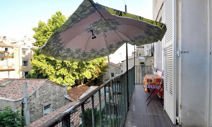 Thiers Apartment | Nice 30 M2 2pers With Terrace in hypercenter