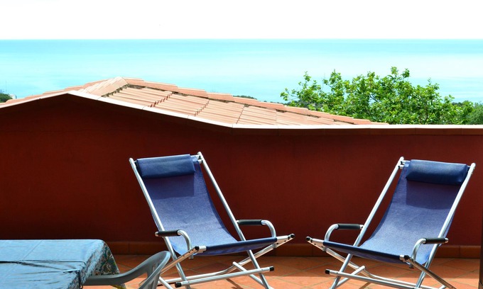 Maratea House | Nina's houses - Large terrace overlooking the sea