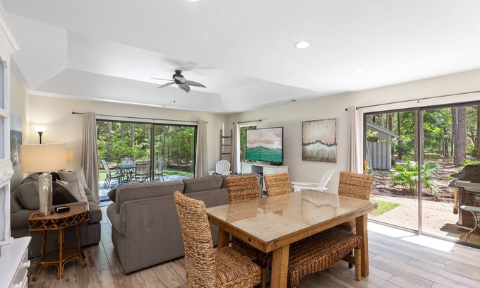 Sea Pines House | Nine Wisteria Lane-1 LEVEL Renovated Home ,Wi-Fi, FENCED, 237, 10 stars reviews