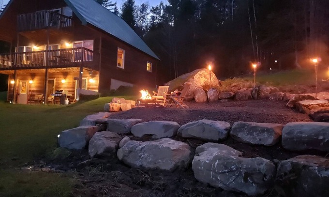 Concord House | Northeast Kingdom Post and Beam home on Miles Pond VT