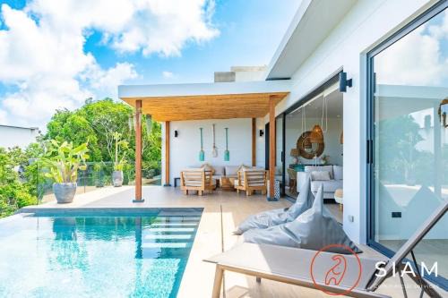 Plai Laem Villa | Ocean Dream 3br Boho Chic & Private Pool Sea View