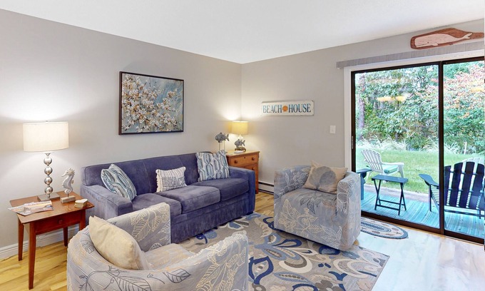 Brewster Condo | Ocean Edge Resort ground-floor condo with access to pools, hot tub, & tennis