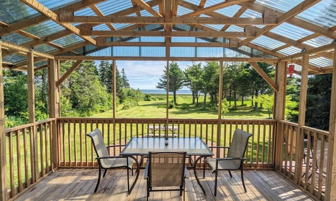 Bayside Cottage | Ocean Front Cozy Cottage Home on Private Beach & Boardwalk With Pool