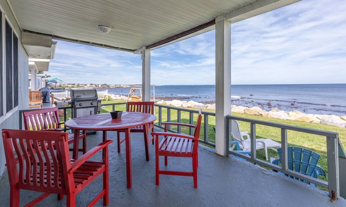 Point Judith House | Ocean Front, Views of Point Judith Lighthouse, A/C