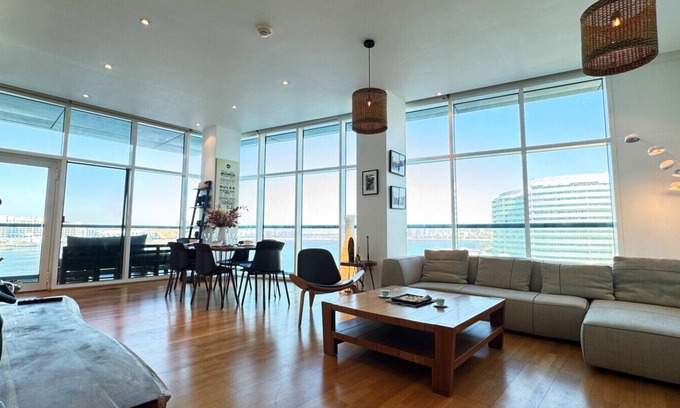 Al Raha Beach Apartment | Oceanview 2BR Bliss in Al Raha – Pool & Balcony!