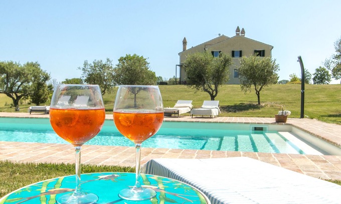 Morrovalle Villa | Old farmhouse newly renovated swimming pool, beautiful view, 20min from the sea