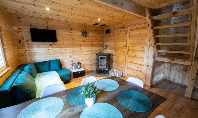 Biskupiec House | Oleandria Domek z kominkiem