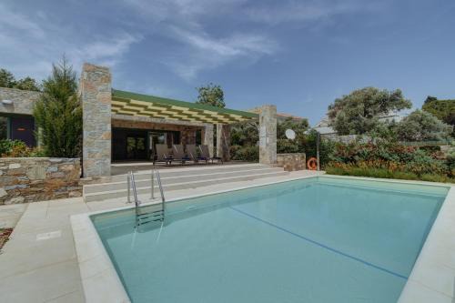 Plomari House | Ouzo Stone House 1 with private pool