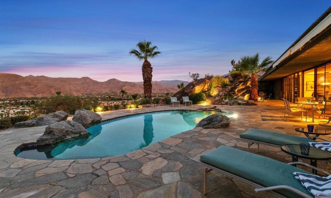 Cahuilla Hills House | Palm Springs Retreat with Private Pool and Jacuzzi