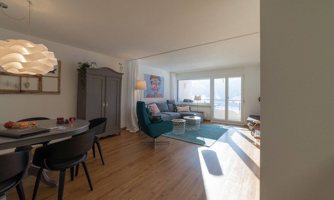 Wildhaus-Alt St. Johann Apartment | Panorama Blick 2.5-room holiday apartment with mountain view