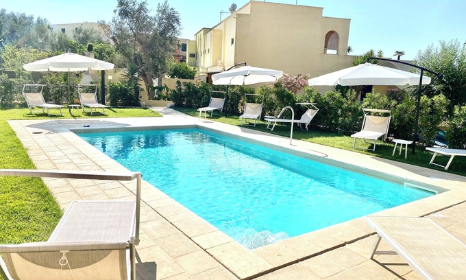 Santa Cesarea Terme Apartment | PARADISO VISTAMARE-GRANDE SOLARIUM WI.FI.FRE OTRANTO a 10km - Primo Piano