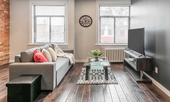 Central Hamilton Apartment | Peaceful 1 Bedroom Condo on James Street North