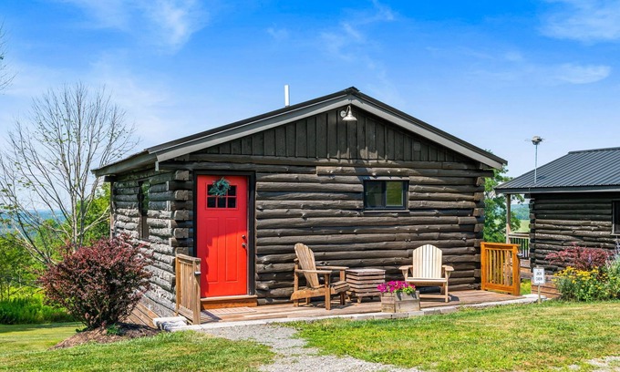 Thompson Cabin | Peaceful Summer Cabin for Families w/Hot Tub, Firepit, Mountain Views & Trails!