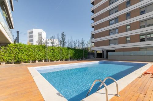 Cornella de Llobregat Apartment | Penthouse with Private Terrace & Pool Access