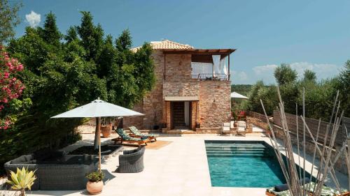 Kompi Villa | Peroulia Stone Villa Koroni - Grèce, Péloponnèse