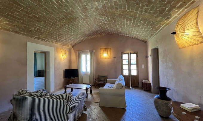 Pigna House | Pigna: Charming village house, 5 km from the sea, vaulted and whitewashed