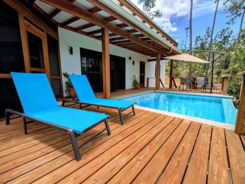 Blancaneau Villa | Pine Ridge Retreat Hidden Villa with Pool & waterfall