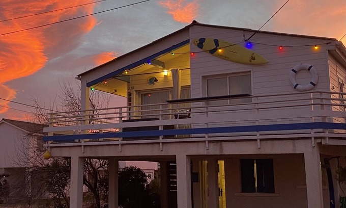 Gruissan Plage Ski Chalet | Pleasant cottage completely renovated super well placed 100M BEACH/SHOPS/SEA VIEW