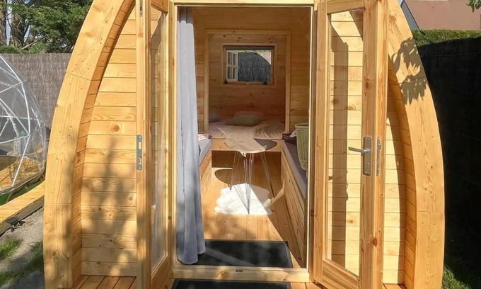 Pruniers-en-Sologne Ski Chalet | Pod Atypique Sologne 3 - Spa