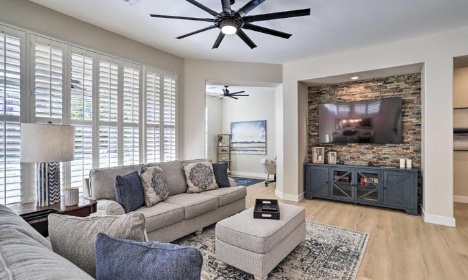 Desert Palms House | Pool Access Mtn-View Palm Desert Home!