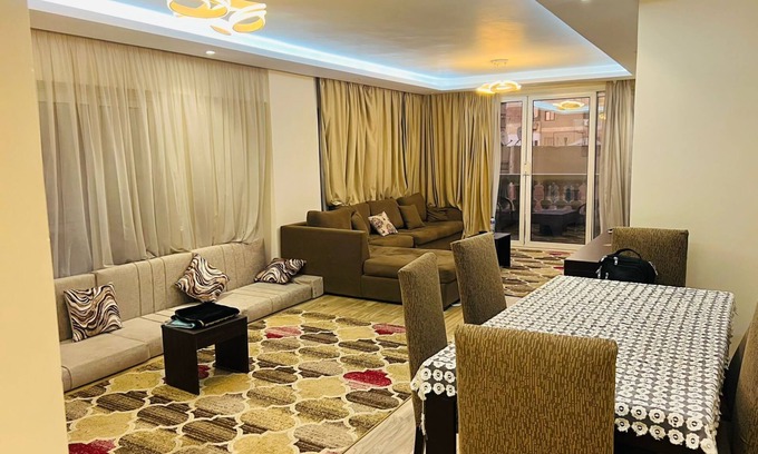 Agouza Apartment | Premium 3 Bedroom Apartment Stylish Interiors and Three Bathrooms