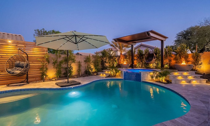 Mission Monterey House | Pretentious 7BR/4Bath Family Friendly Home w/250k backyard/Arcade/Heated Pool-SC