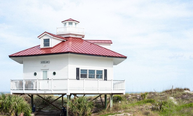 Ocean Cay House | Private Beachfront Lighthouse Just Steps to Ocean - Featured on HBO and Dwell