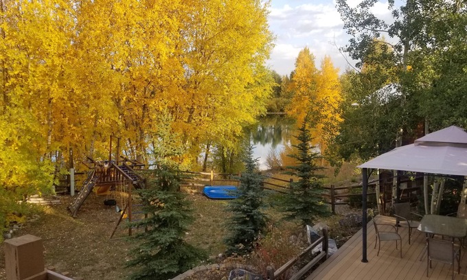 Willow Grove House | Private lake front home, Open layout, Remodeled kitchen, Excellent views 334