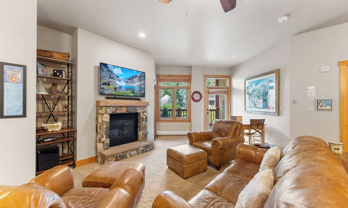 River Run Condo | Private Patio with Scenic Views, Short Walk to Lifts, Shops and Dining!