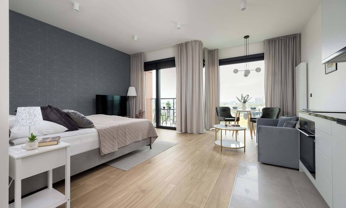 Centrum Apartment | Prosta 69C | Warsaw | Prestigious Studio | Parking&AC