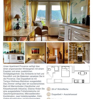 Bad Salzig Apartment | Provence am Kurpark