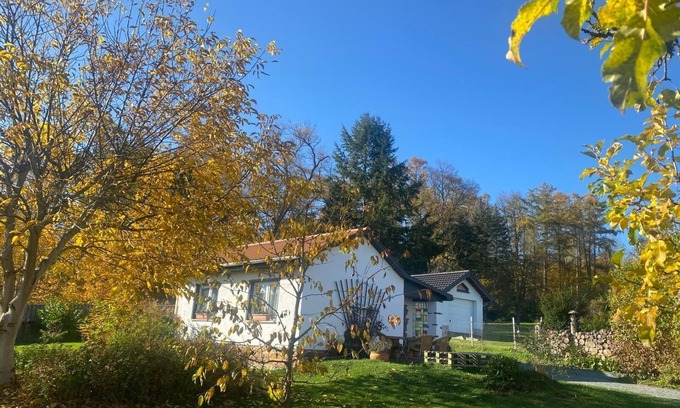 Bad Elster House | Quiet location. Large garden, private terrace and parking lot. Pet friendly