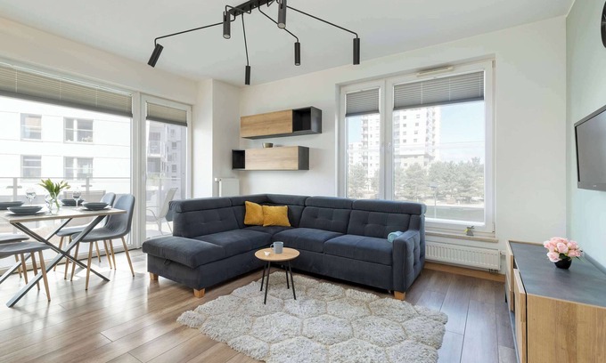 Piecki-Migowo Apartment | Rakoczego 11 Modern Apartment Parking