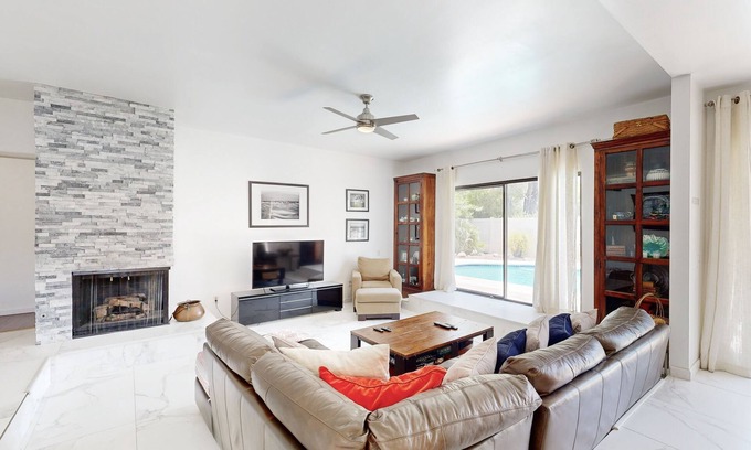 Vista Norte House | Recently Remodeled Home | Fenced Backyard, Heated Pool, Grill & Fire Pit