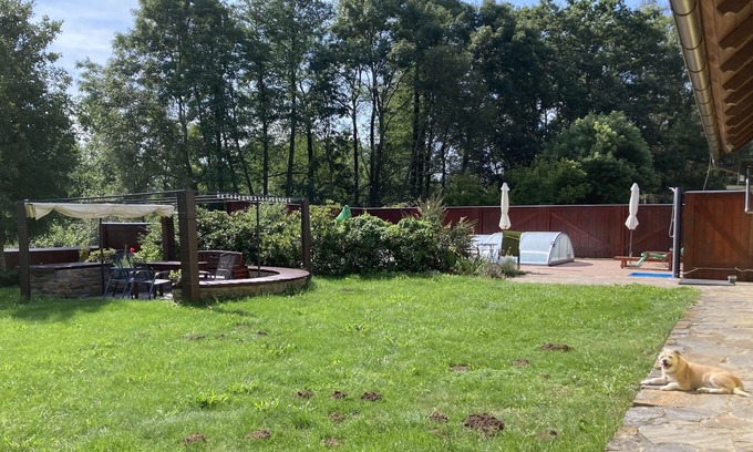 Ustrasice House | Renovated stone cottage on a forest meadow