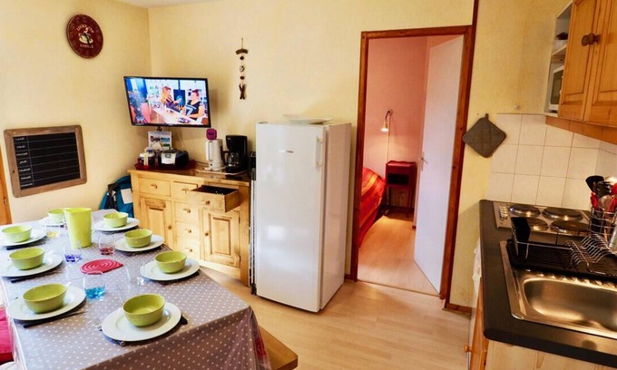 Valfrejus Apartment | Residence Grand Argentier - 2 Rooms for 8 People