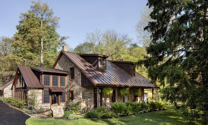 Columbia House | Restored Distillery, Sunroom + Sauna