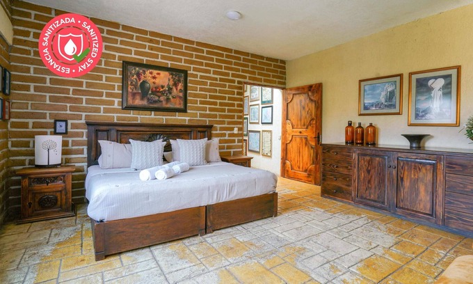 Santo Domingo House | Revitalization room with private terrace and pool