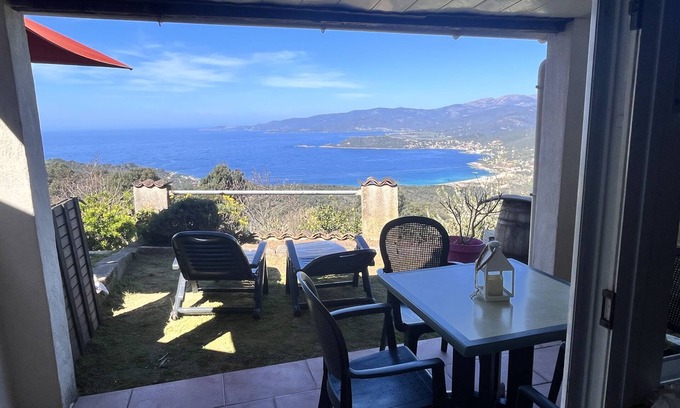 Calcatoggio House | Rez de Villa 5 min from the beach.15/20 min from Ajaccio